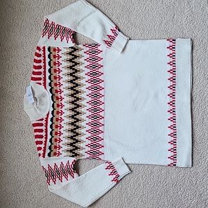 Fair isle LOFT sweater XS